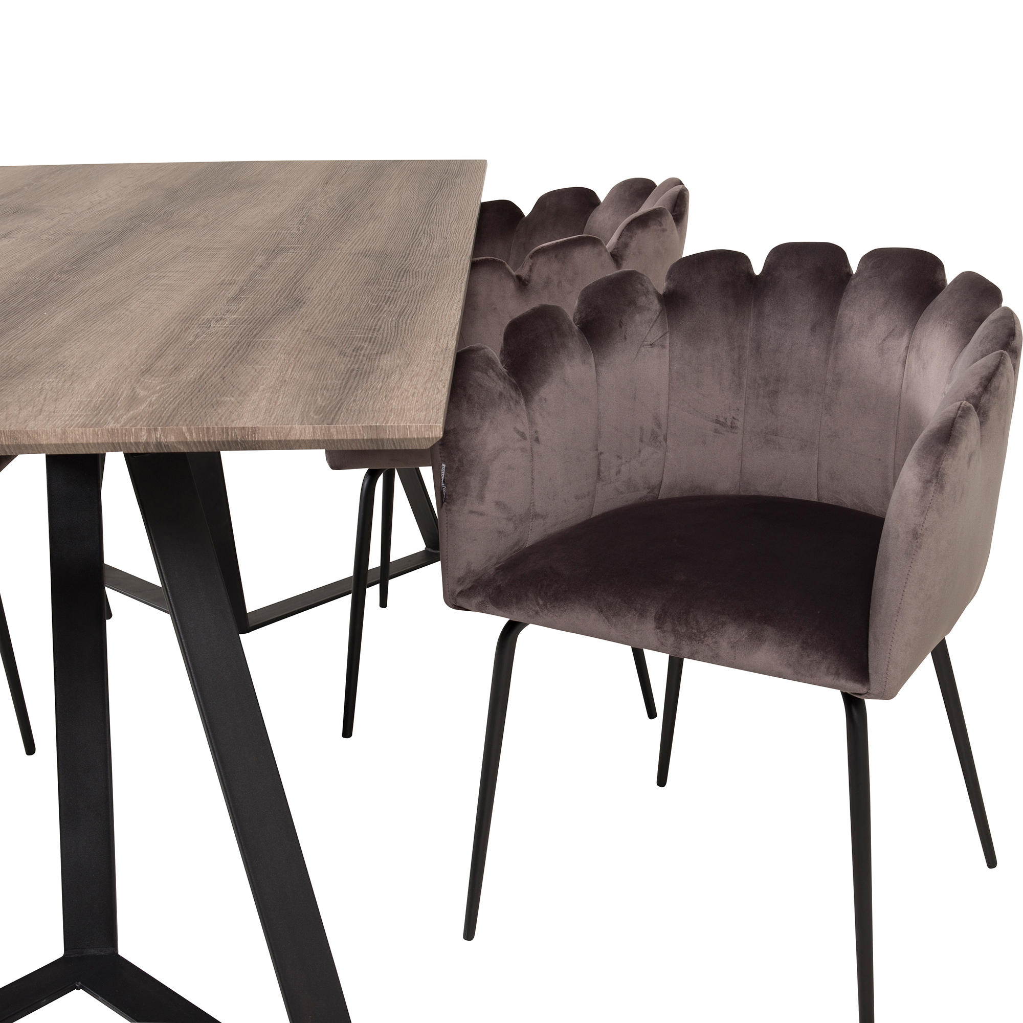 Matgrupp furniture/fashion Madde med 4 Limhamn Stolar