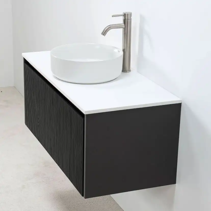 Tvättställsskåp Vesani Båstad med Ovanpåliggande Tvättställ