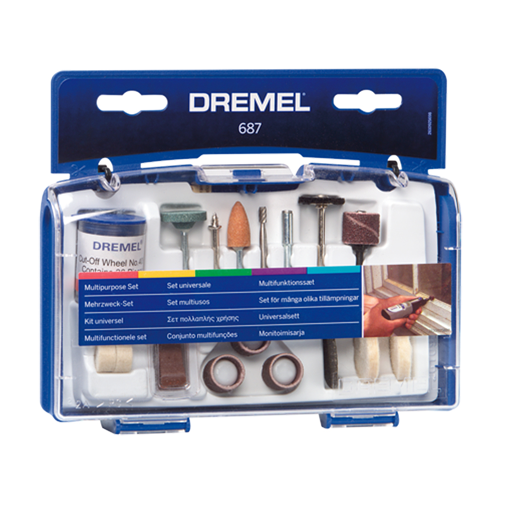 Tillbehörssats Dremel Med Många Användningsområden 687