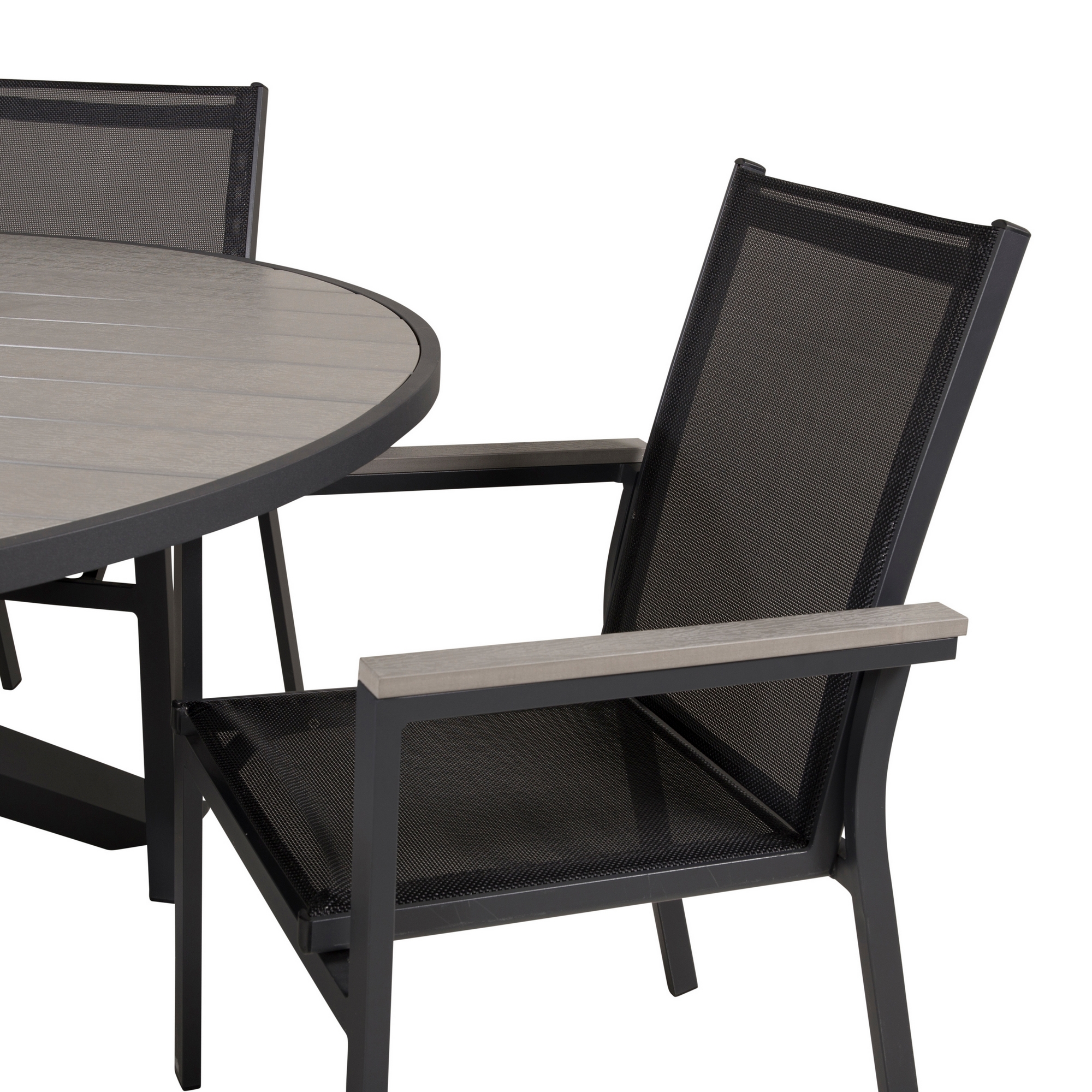 Matgrupp Venture Home Pincy Ø140 med 4 Pincy Stolar