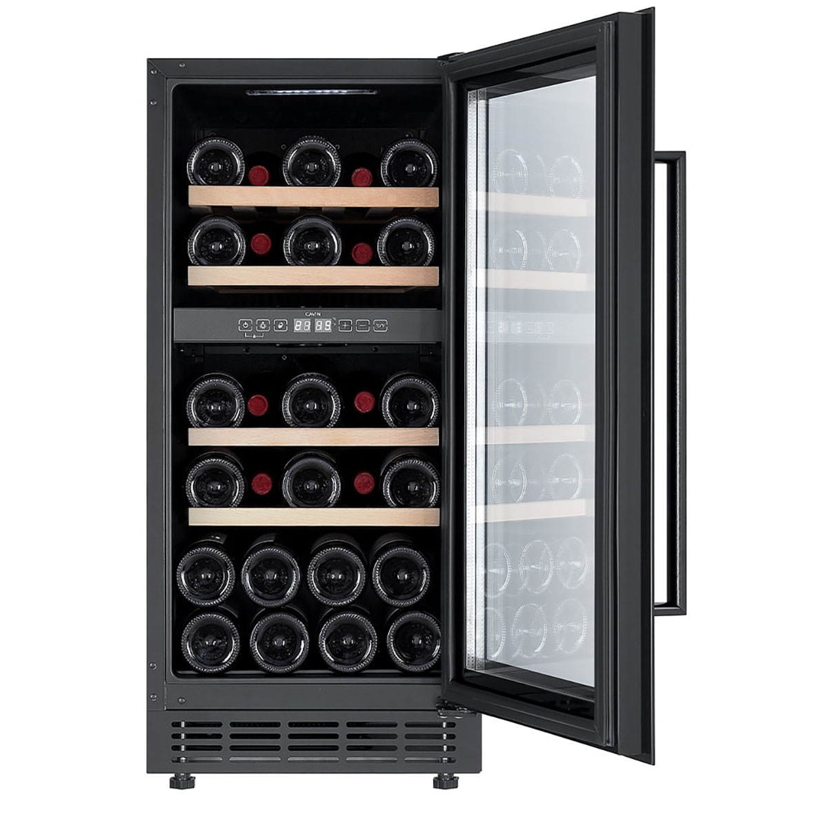 Vinkyl Cavin Arctic Collection 40D Fullglass Svart Inbyggbar med 2 Zoner