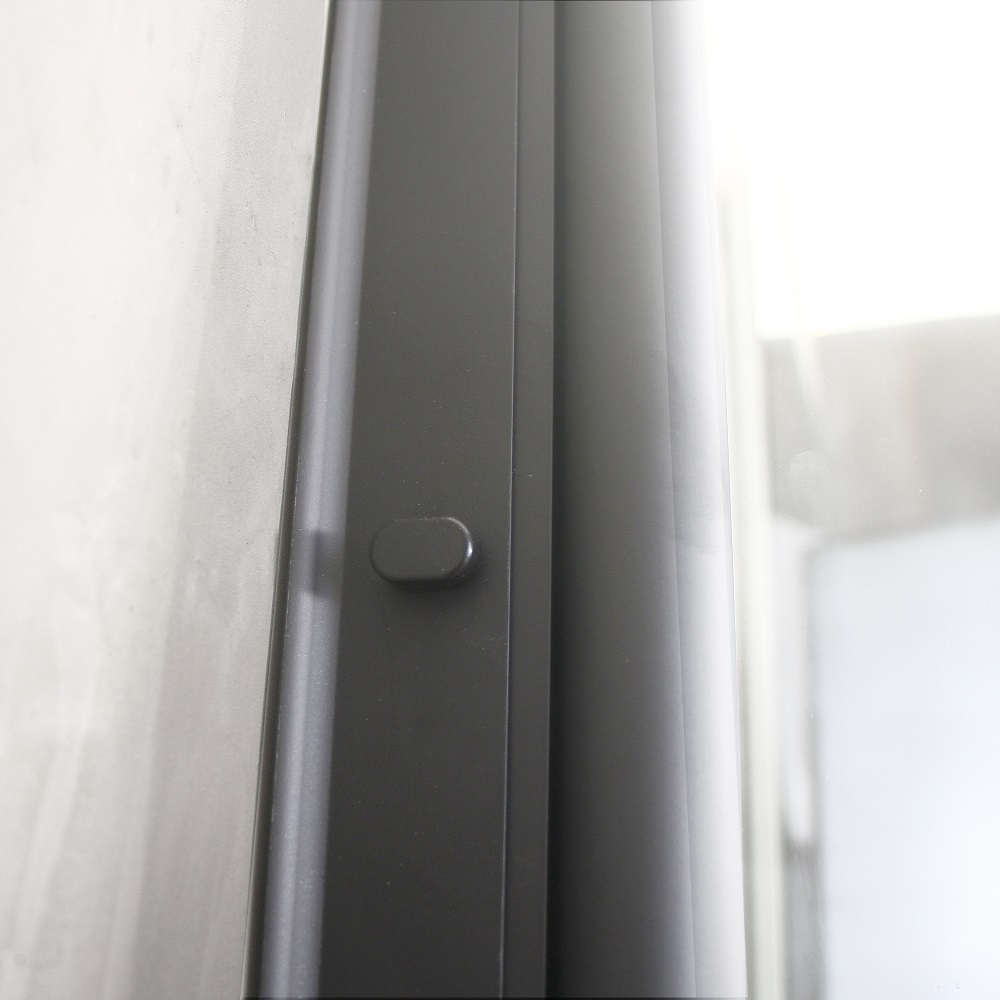 Duschhörn Bathlife Mångsidig Rund Dörr 45° Svart