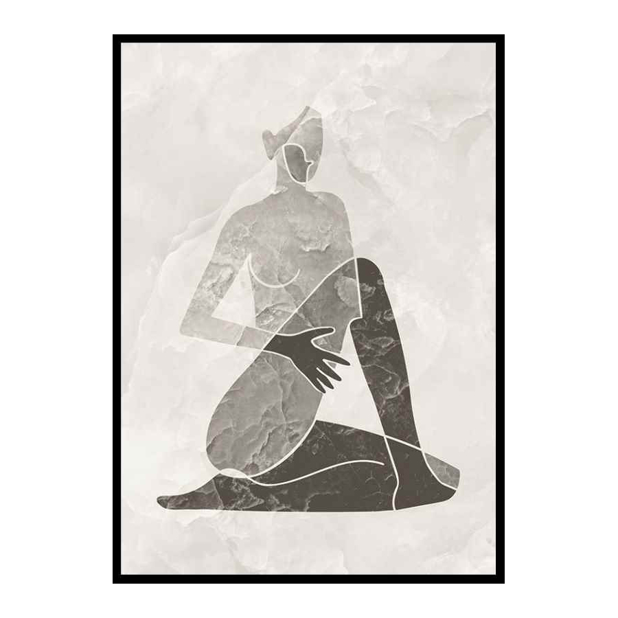 Poster Gallerix Marble Figure No3