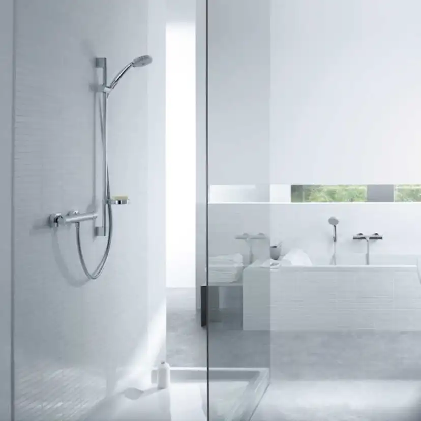 Duschset Hansgrohe Croma 100 Ecostat Comfort 150 cc H: 668 mm utan EcoSmart