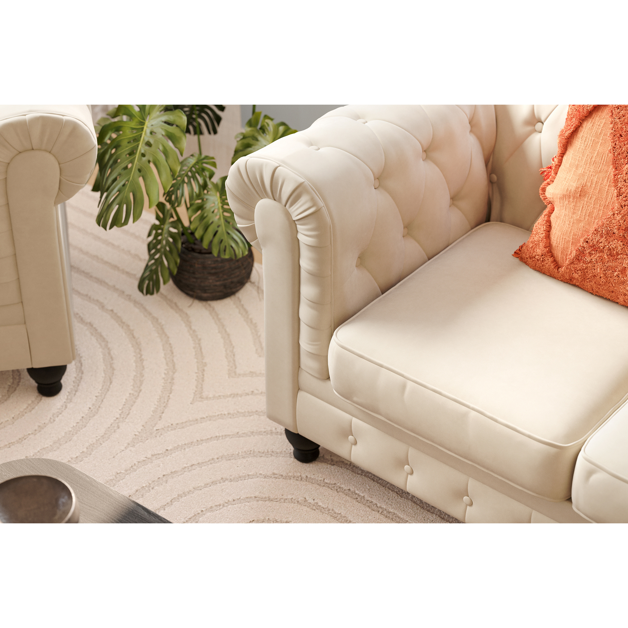 Soffgrupp Manor House Chesterfield Lyx 3-sits och 2-sits