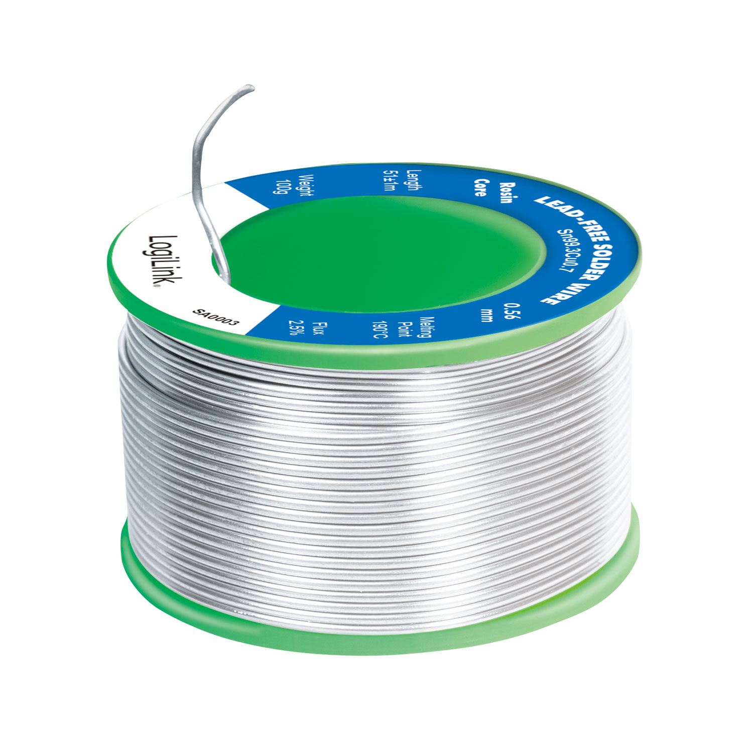 Lödtenn LogiLink Blyfritt 0,56mm 100g