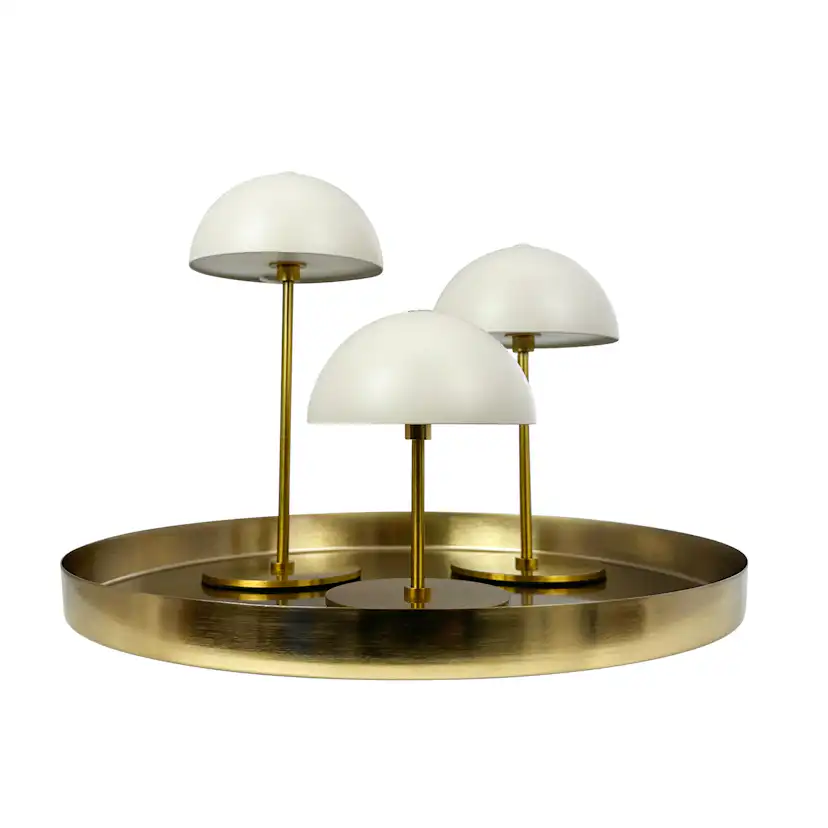 Bordslampa Dyberg Larsen Along Mini 3-pack med Bricka
