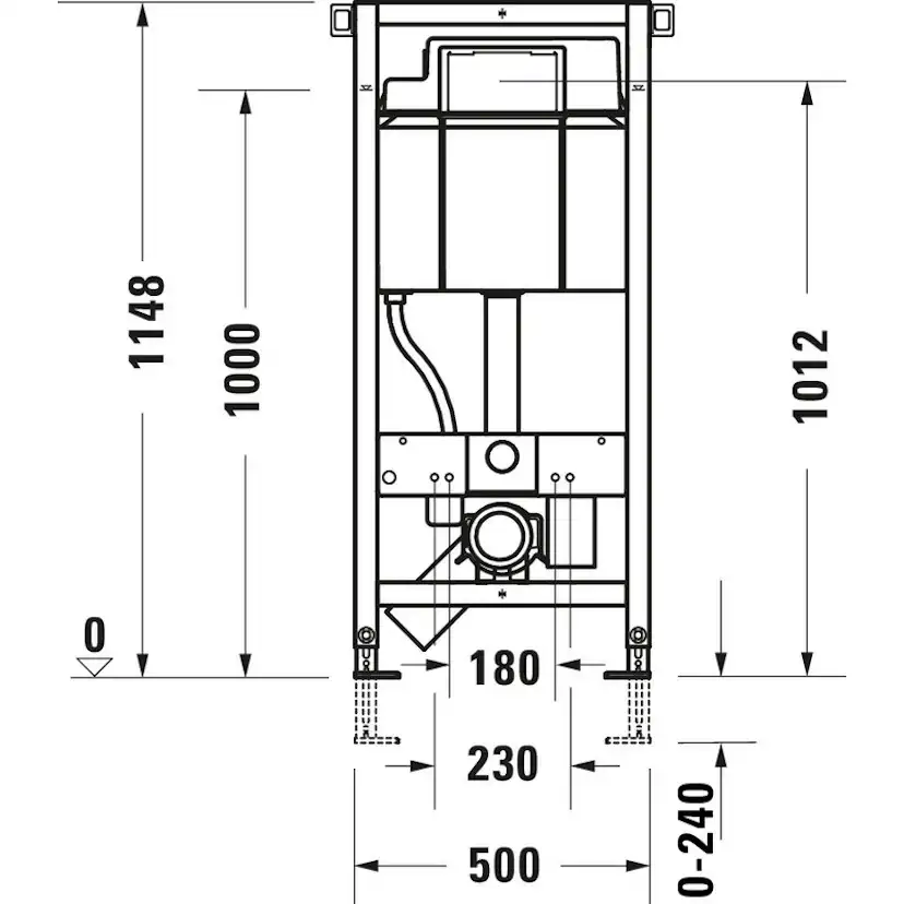 Spolplatta Duravit DuraSystem