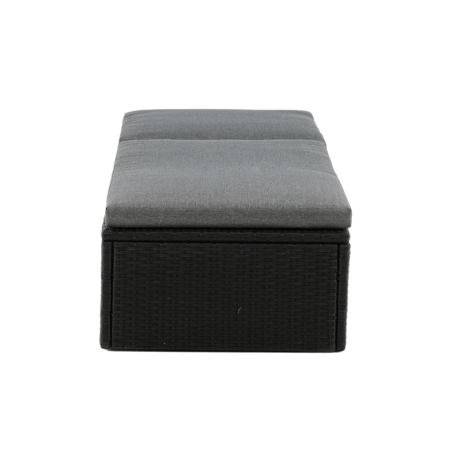 Solsäng Venture Home Quad Svart Konstrotting Utomhus