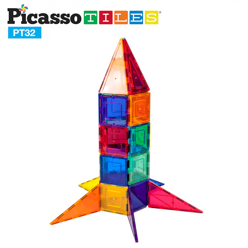 Magnetplattor Picasso Tiles 32 bitar