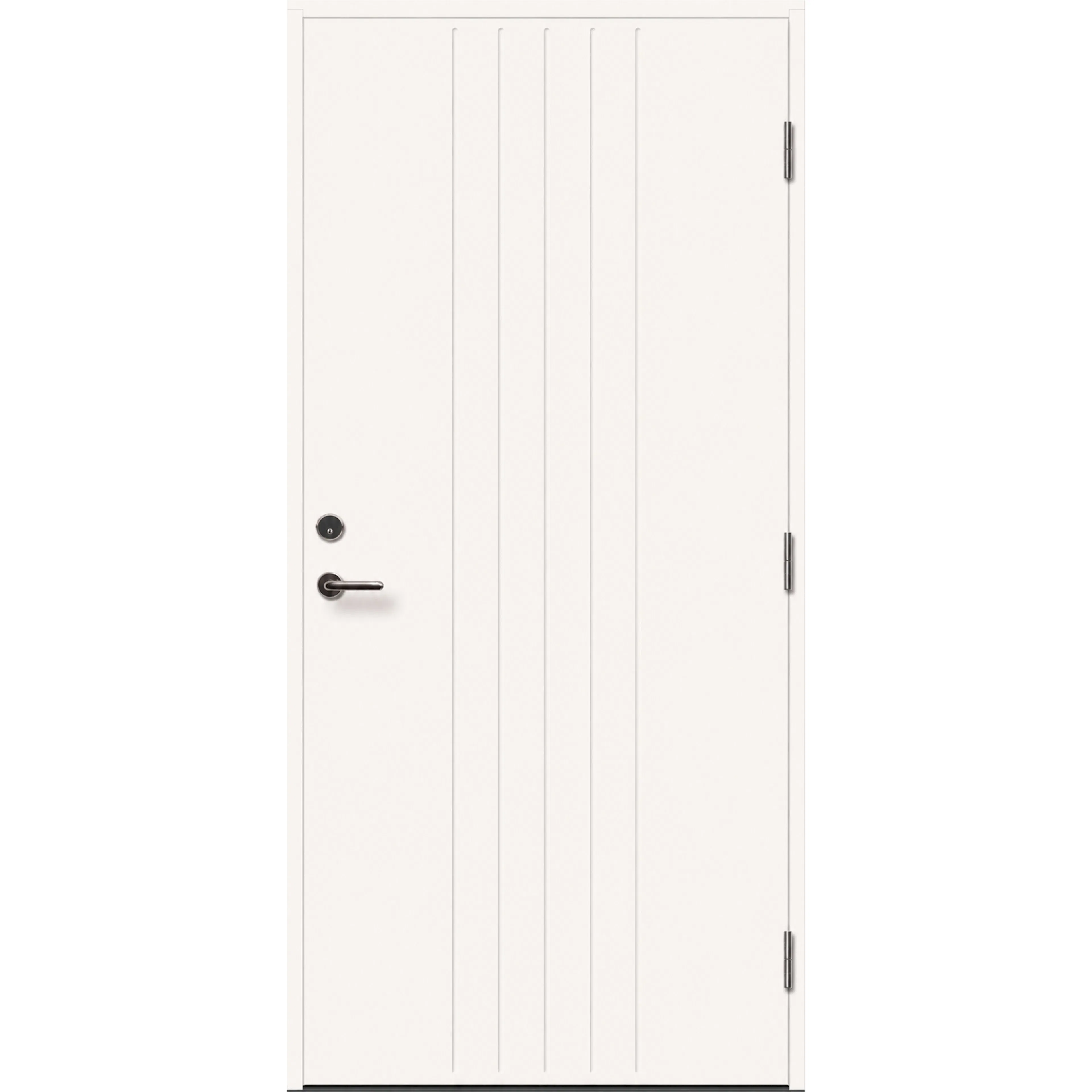 Ytterdörr Skandinaviska Dörrar Tradition tät Arboga: 9x20, S-0500-N, Klarvit