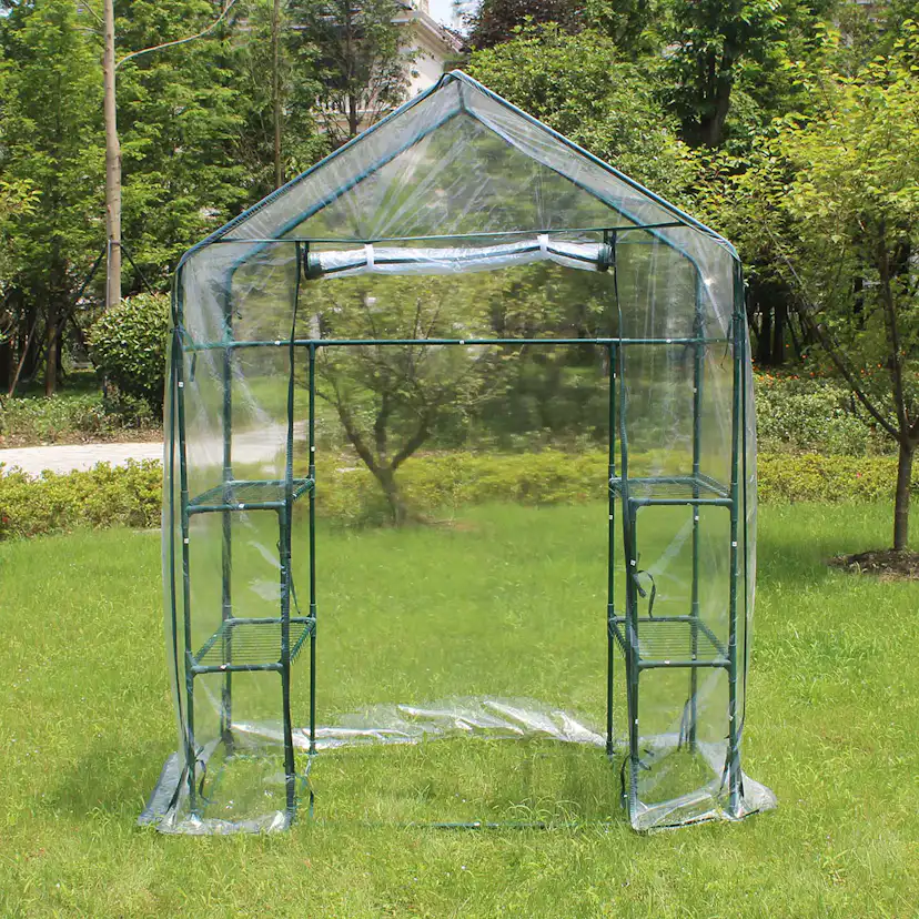 Växthus Metalcraft 1,04 kvm Transparent Rektangulärt