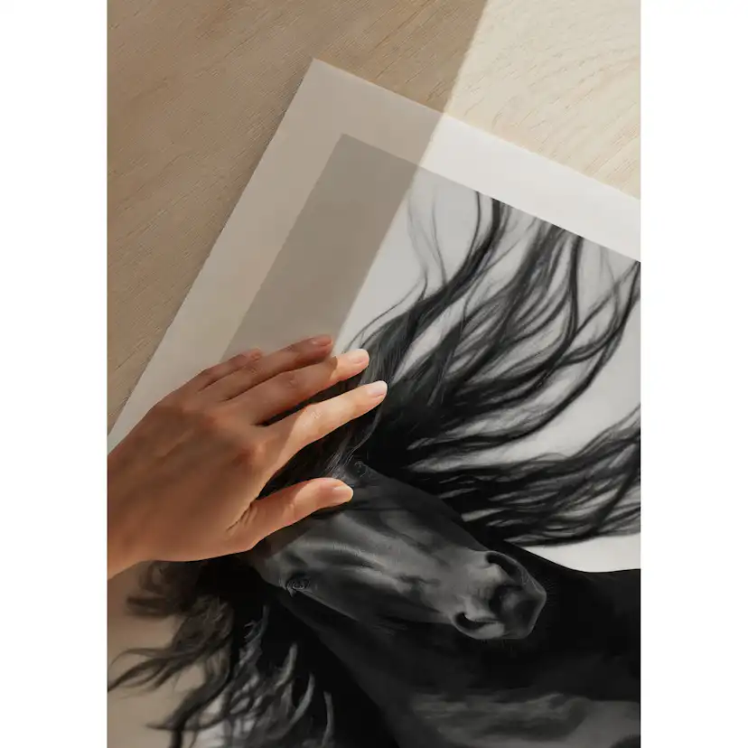 Poster Gallerix Black Horse Show No2