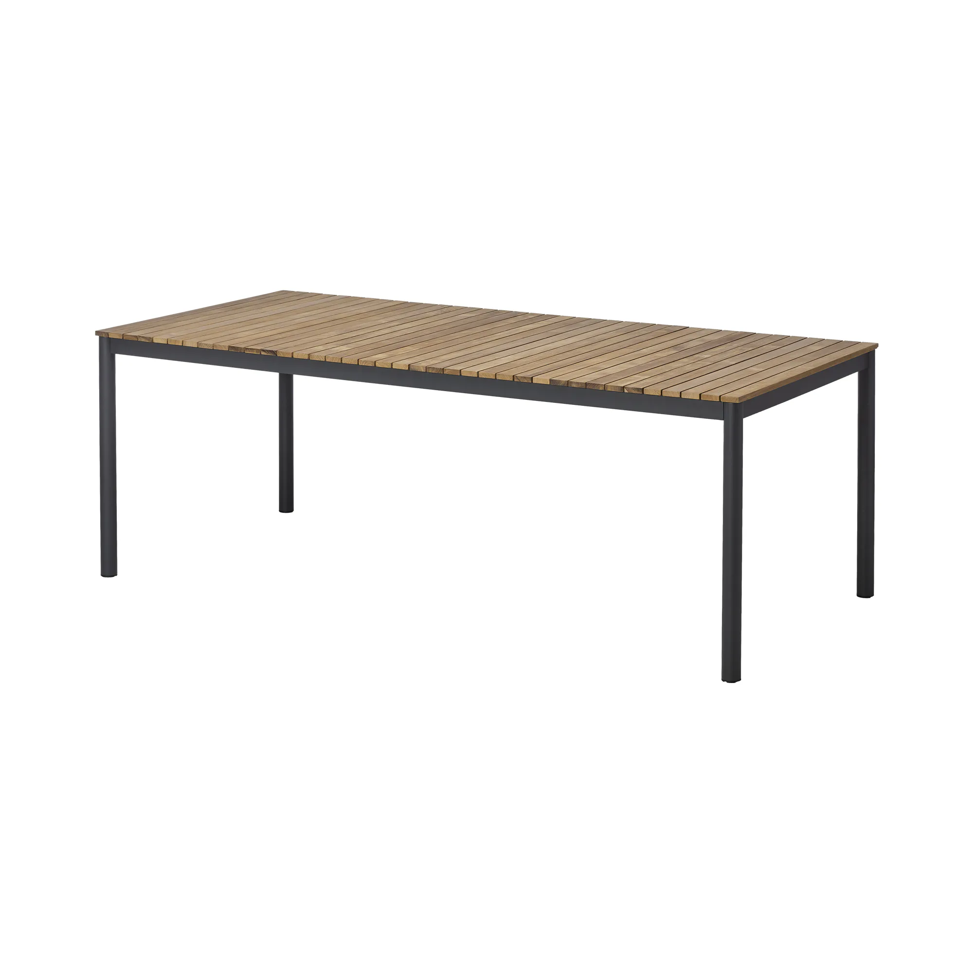 Mood Classic bord 208x100cm antracit/teak Antracit
