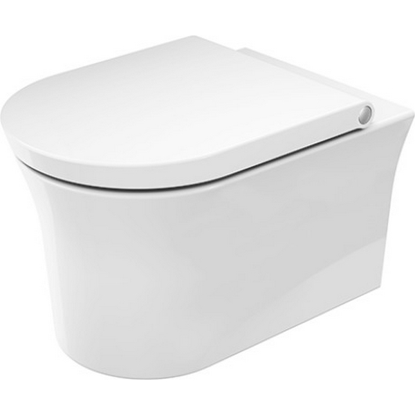 Vägghängd Toalettstol Duravit White Tulip HygieneFlush