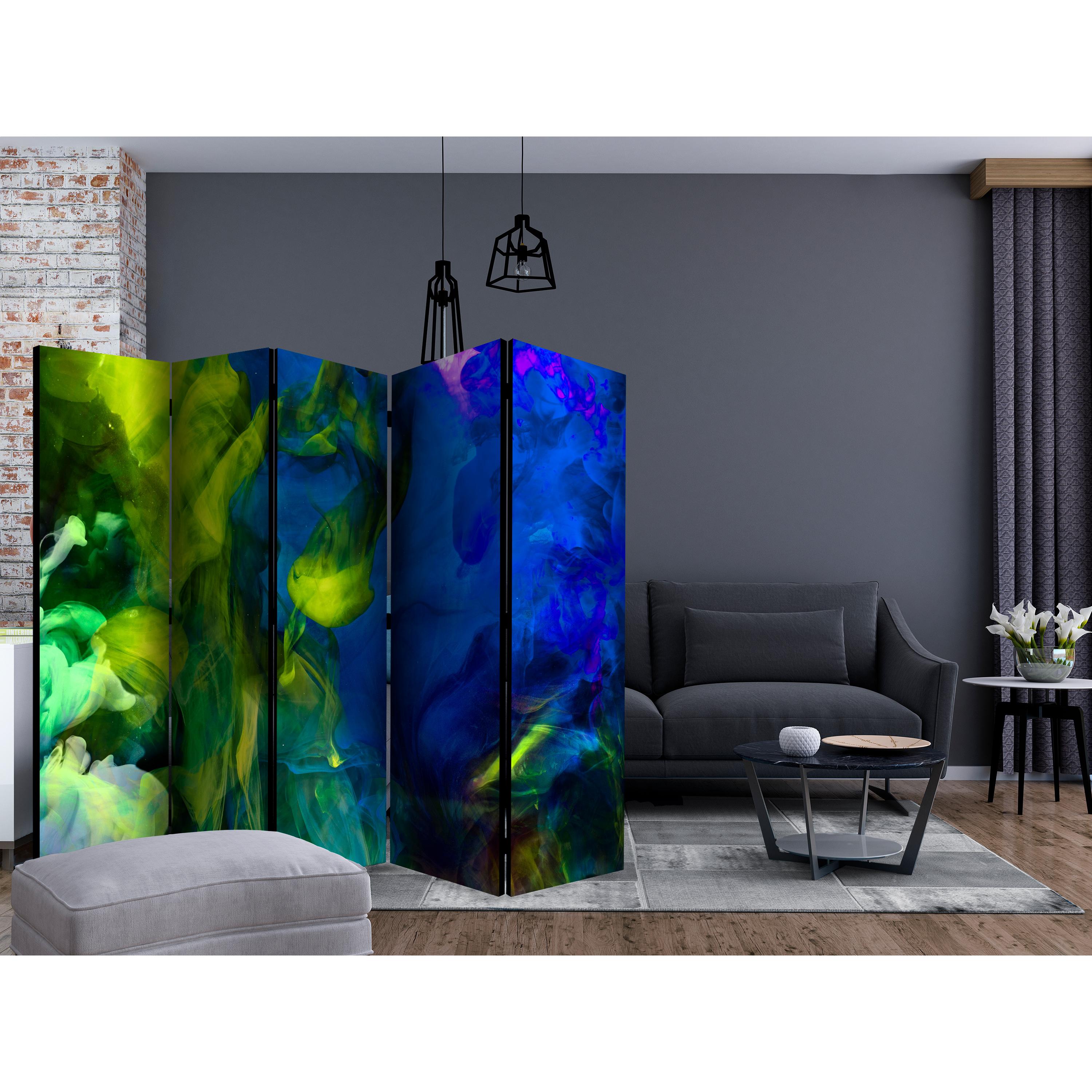 Rumsavdelare Skärmvägg Arkiio Colored Flames II II 225x172 cm