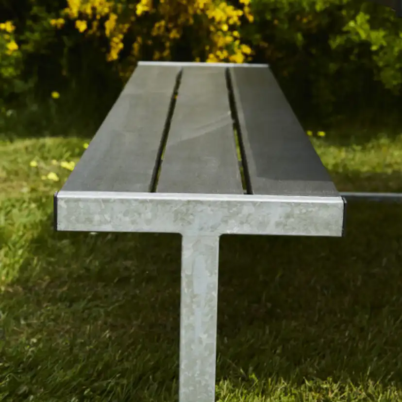 Picknickbord Hortus Nonwood Antracit Galvaniserad Ram Njord