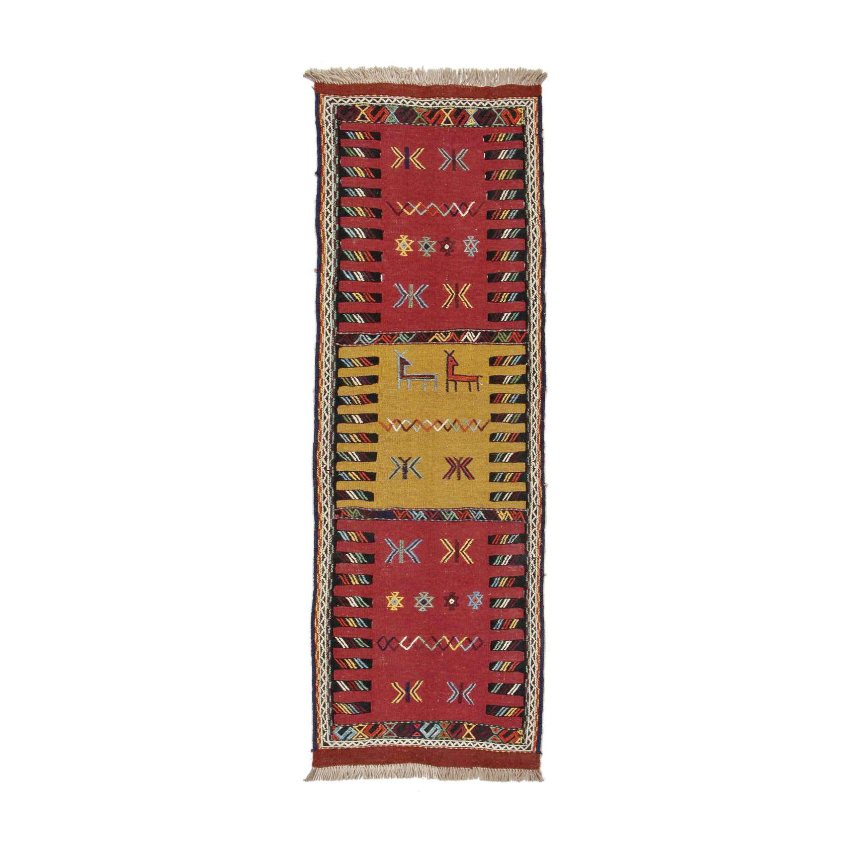 Persisk Nålmatta Arkiio Quchan Kelim Exklusiv 60x192