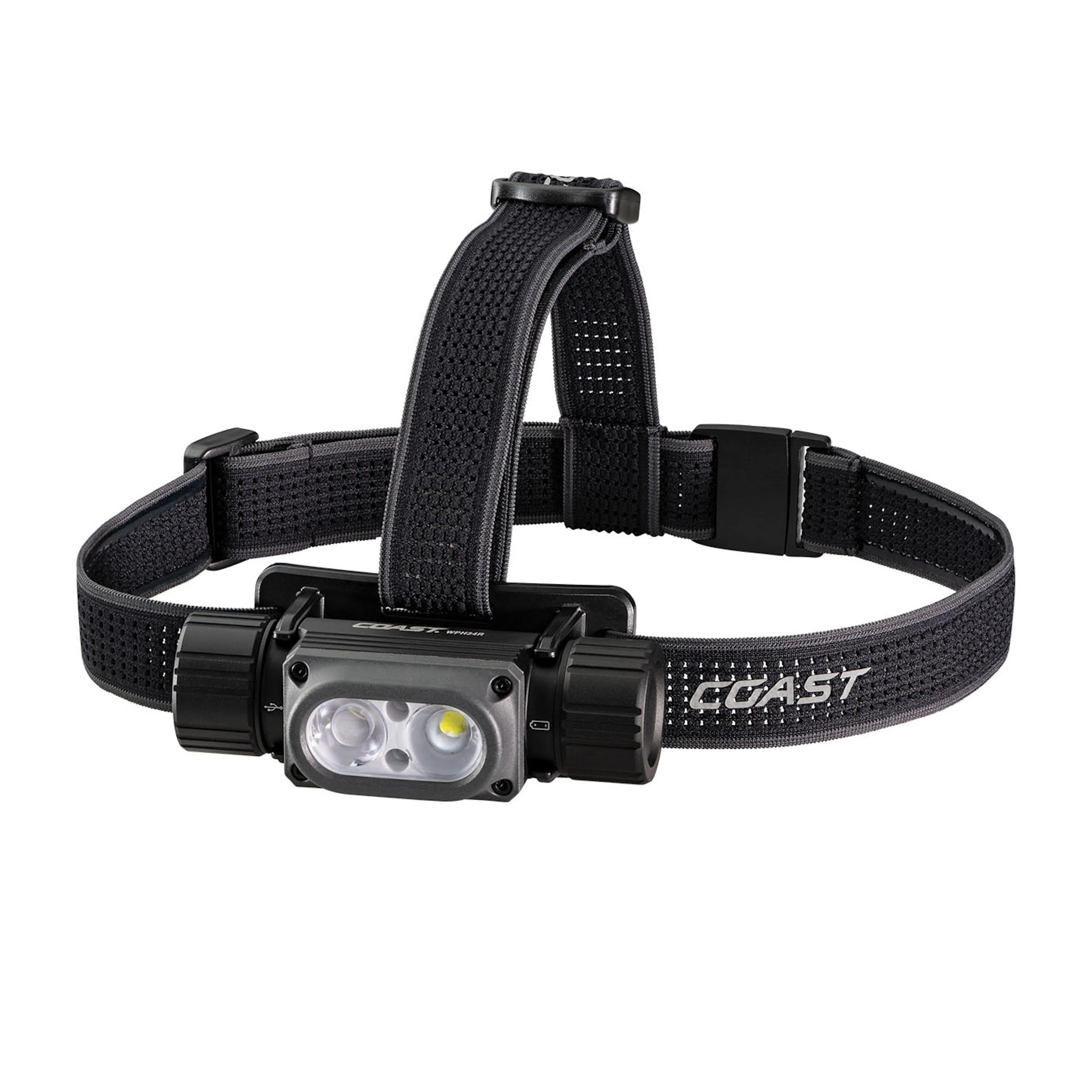 Pannlampa Coast WPH34R Vattentät Uppladdningsbar 2000 Lumen