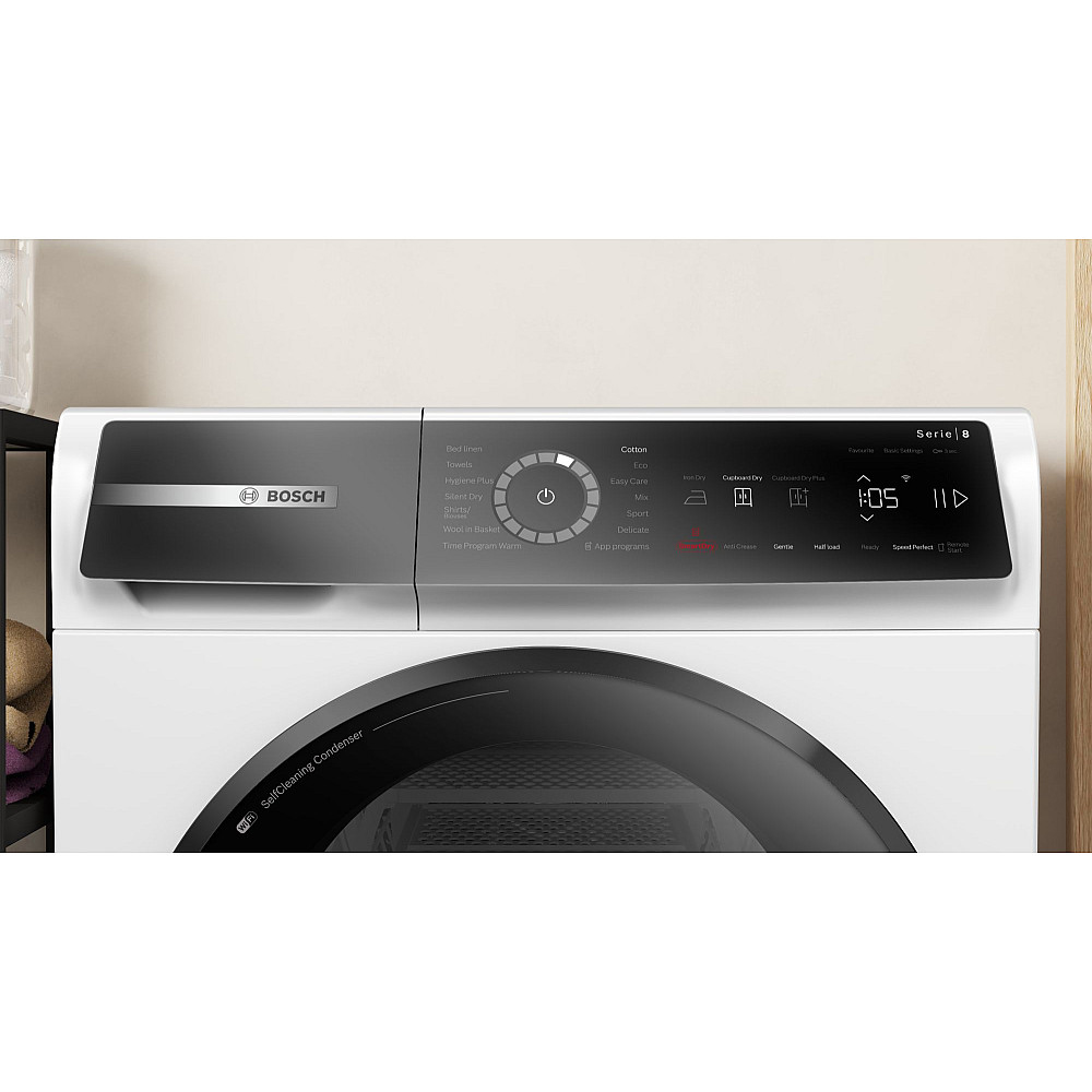 Tvätt- och torkpaket Bosch WGB256A1SN + WQB246DASN