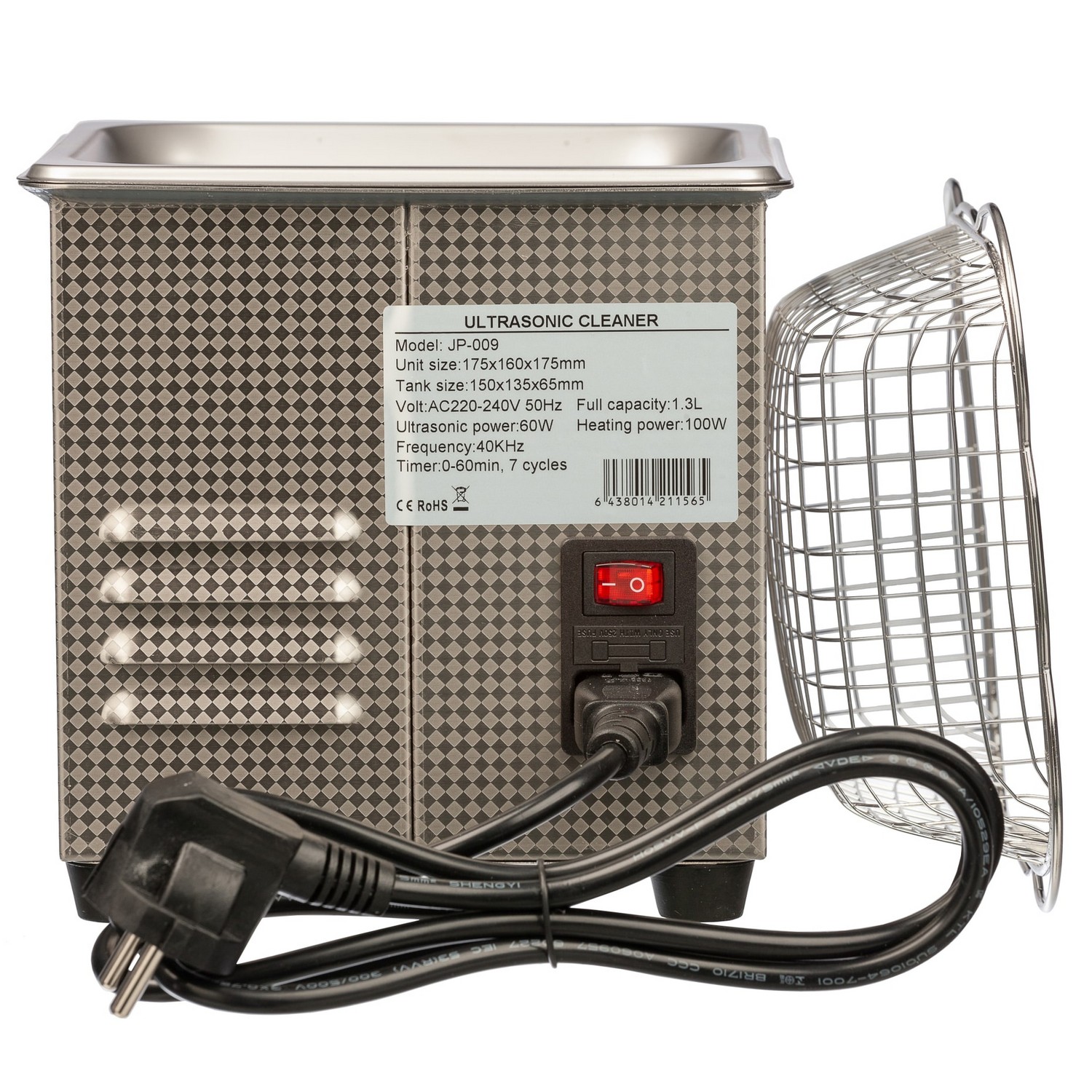 Ultraljudstvätt Timco 1,3 L INOX