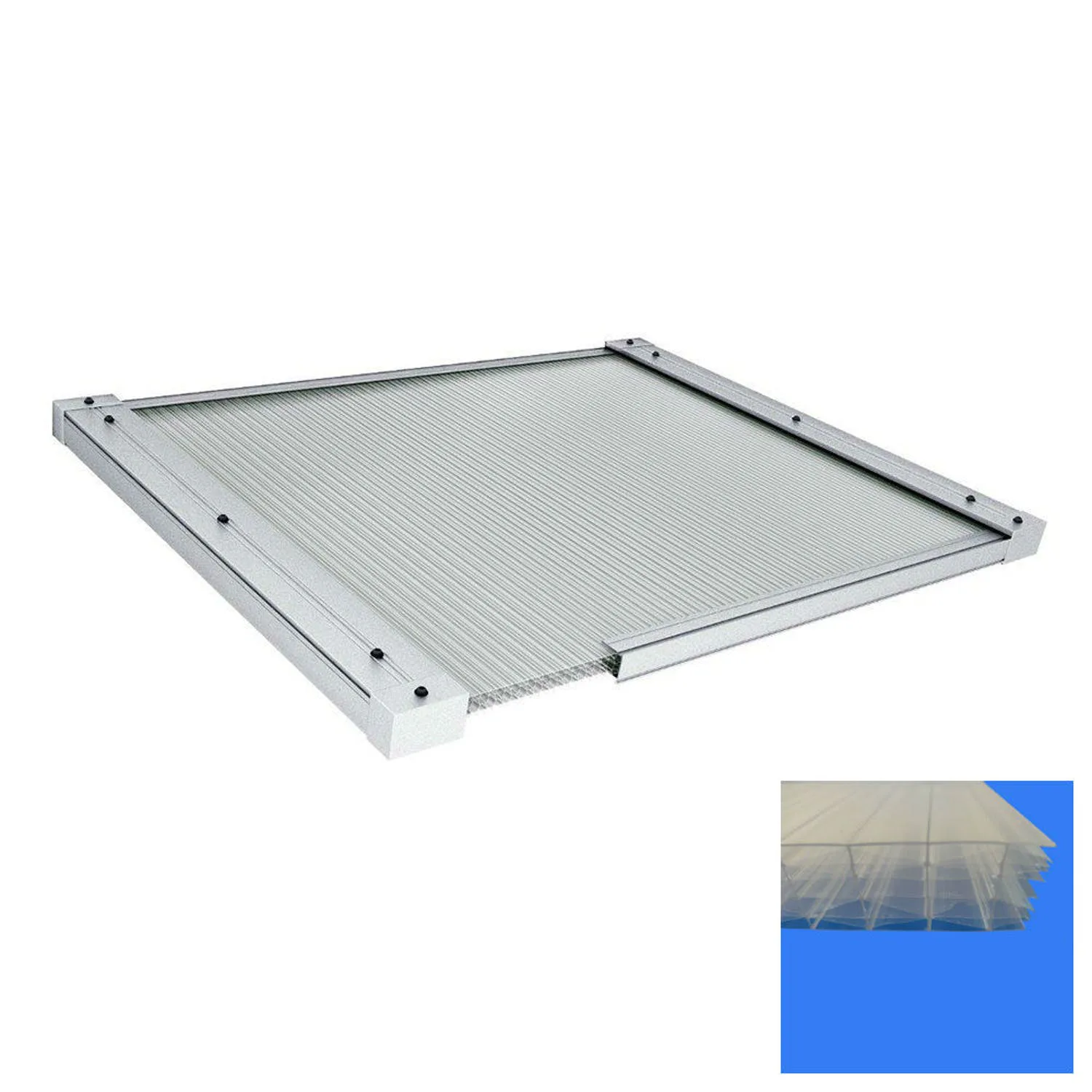Kanalplast 32 mm Halle Isolux Klar Komplett Tak