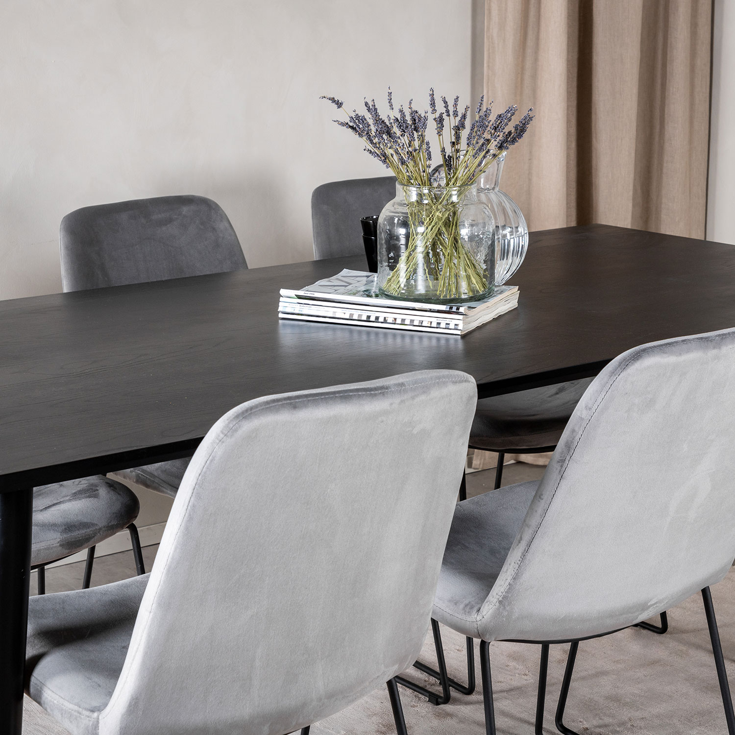 Matgrupp Venture Home Dipp med 6 Muce stolar