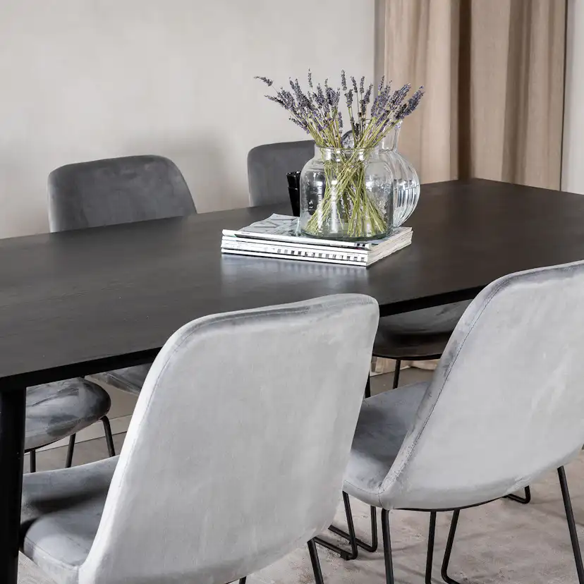 Matgrupp Venture Home Dipp med 6 Muce stolar