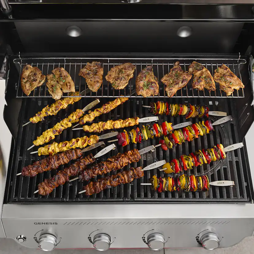 Gasolgrill Weber Genesis E-415 Gjutjärn med 4 Brännare
