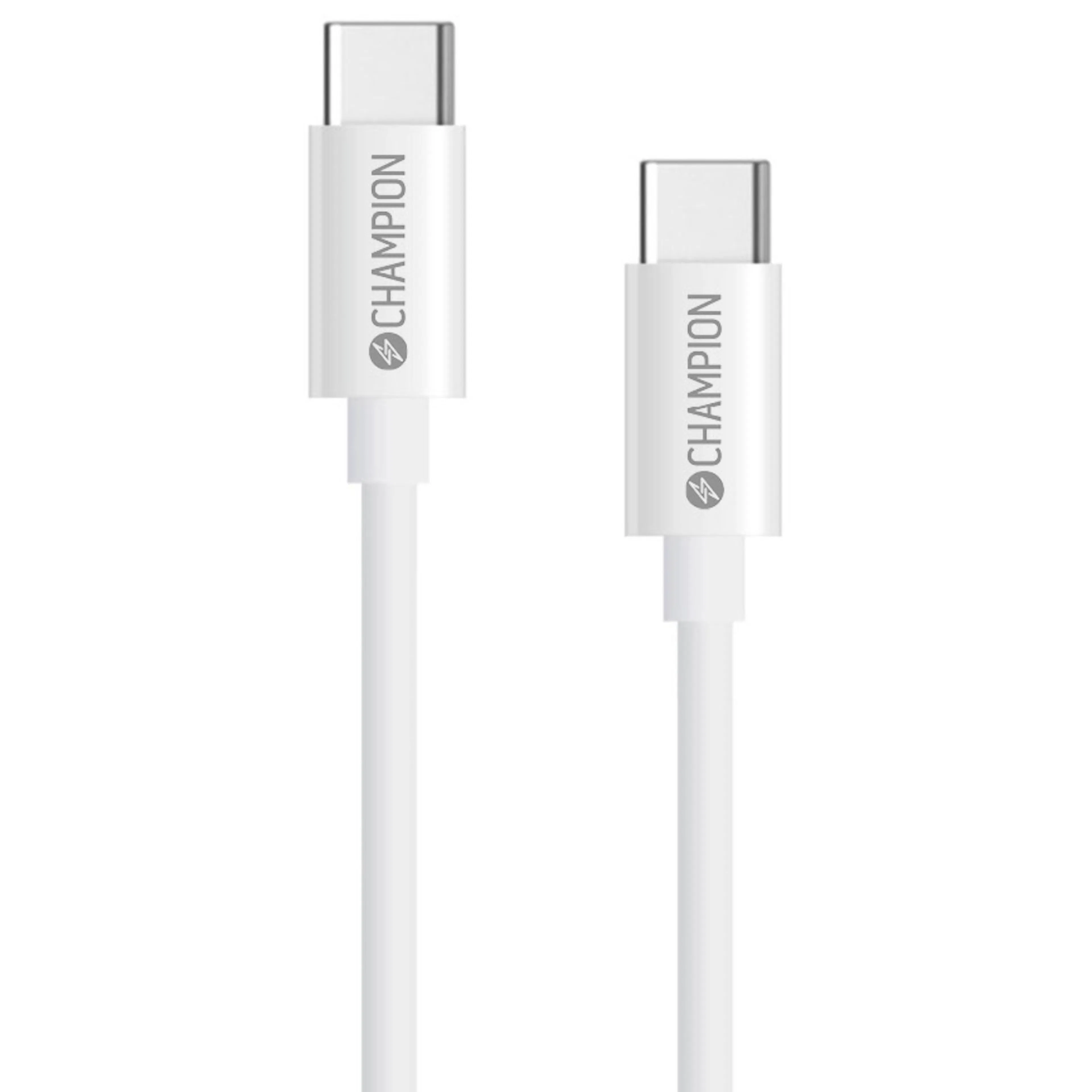 USB-C Kabel Champion 60W 2m Vit