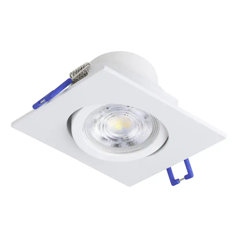 Infälld Lampa Eglo Saliceto Vit 88x88 mm 4000K