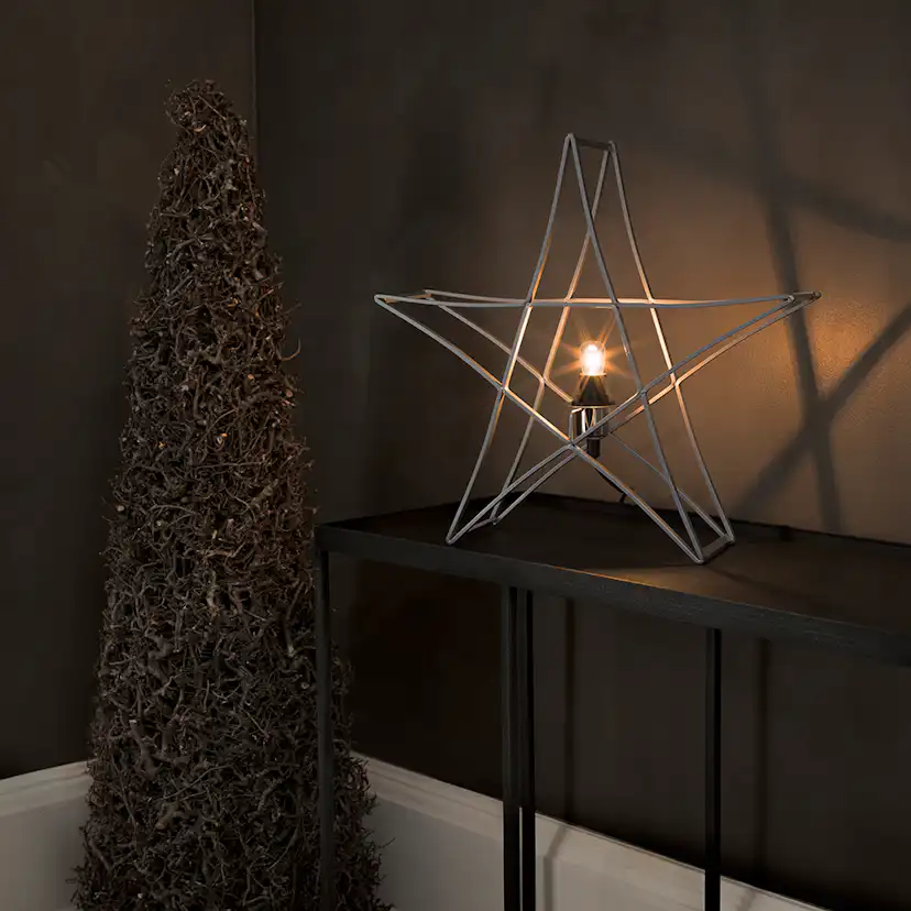 Adventsstjärna Gnosjö Konstsmide Stående 40 cm Metall