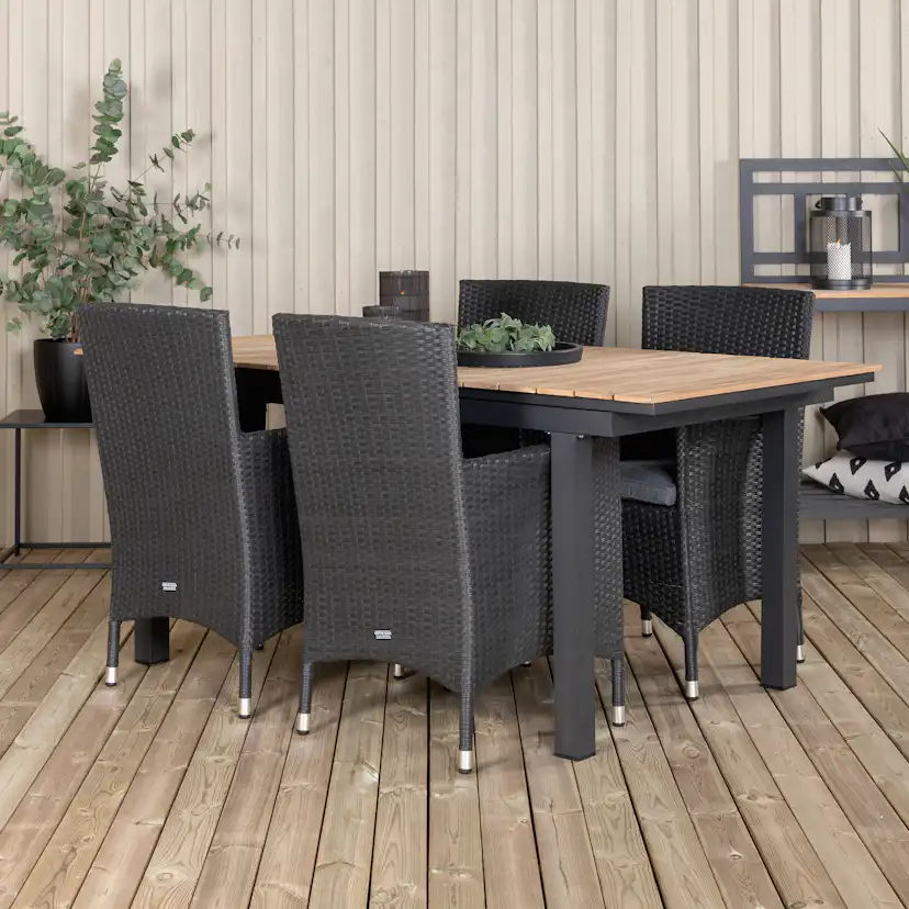 Matgrupp Venture Home Meya 160/240 med 4 Milwa Stolar