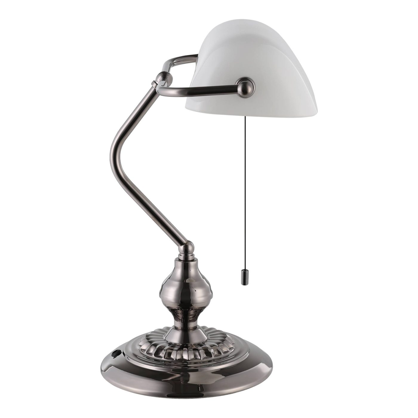 Bordslampa Eglo Banker Nickel Vit