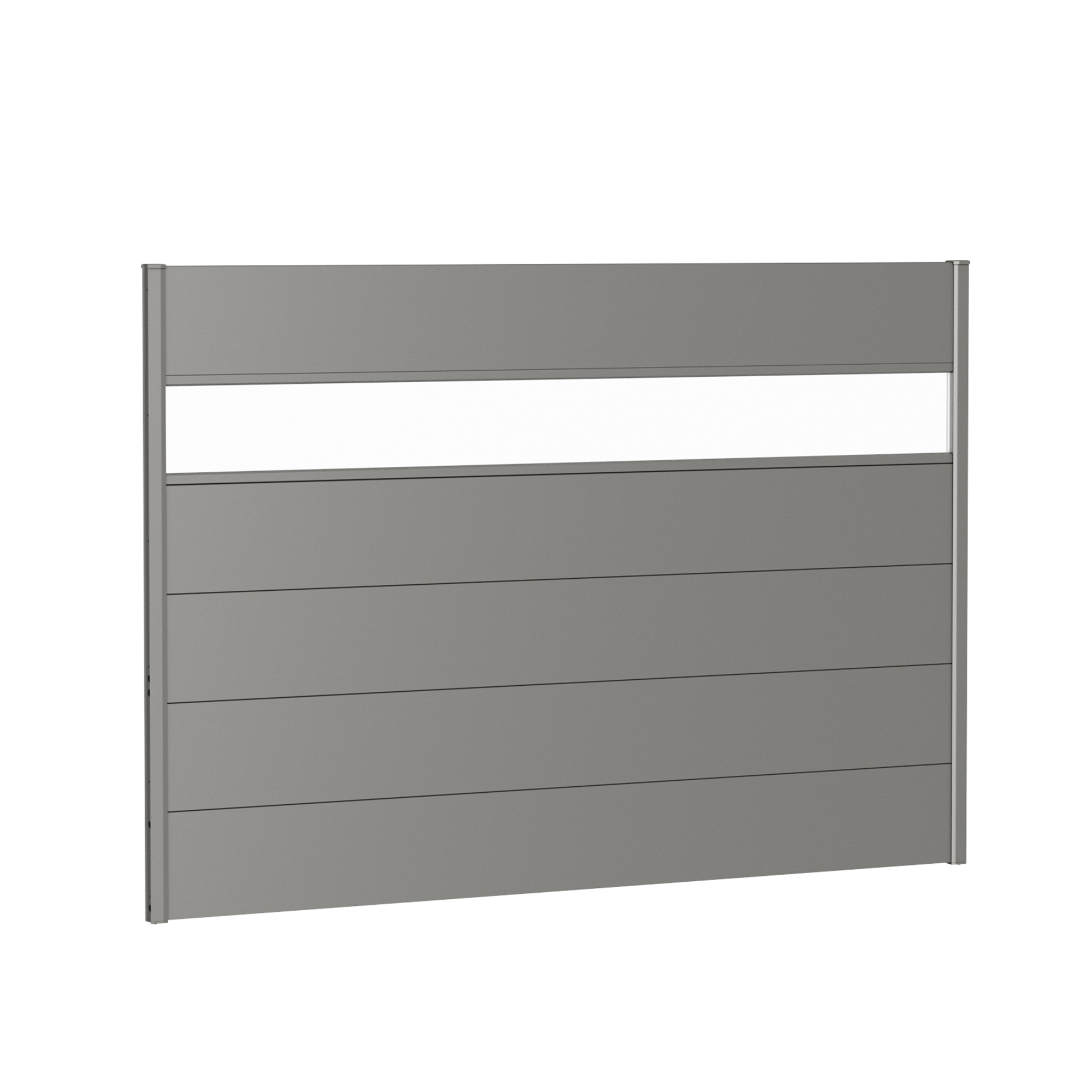 Väggpanel för Skärmvägg akrylglas 200x135 metallic kvarts-gr Kvartsgrå