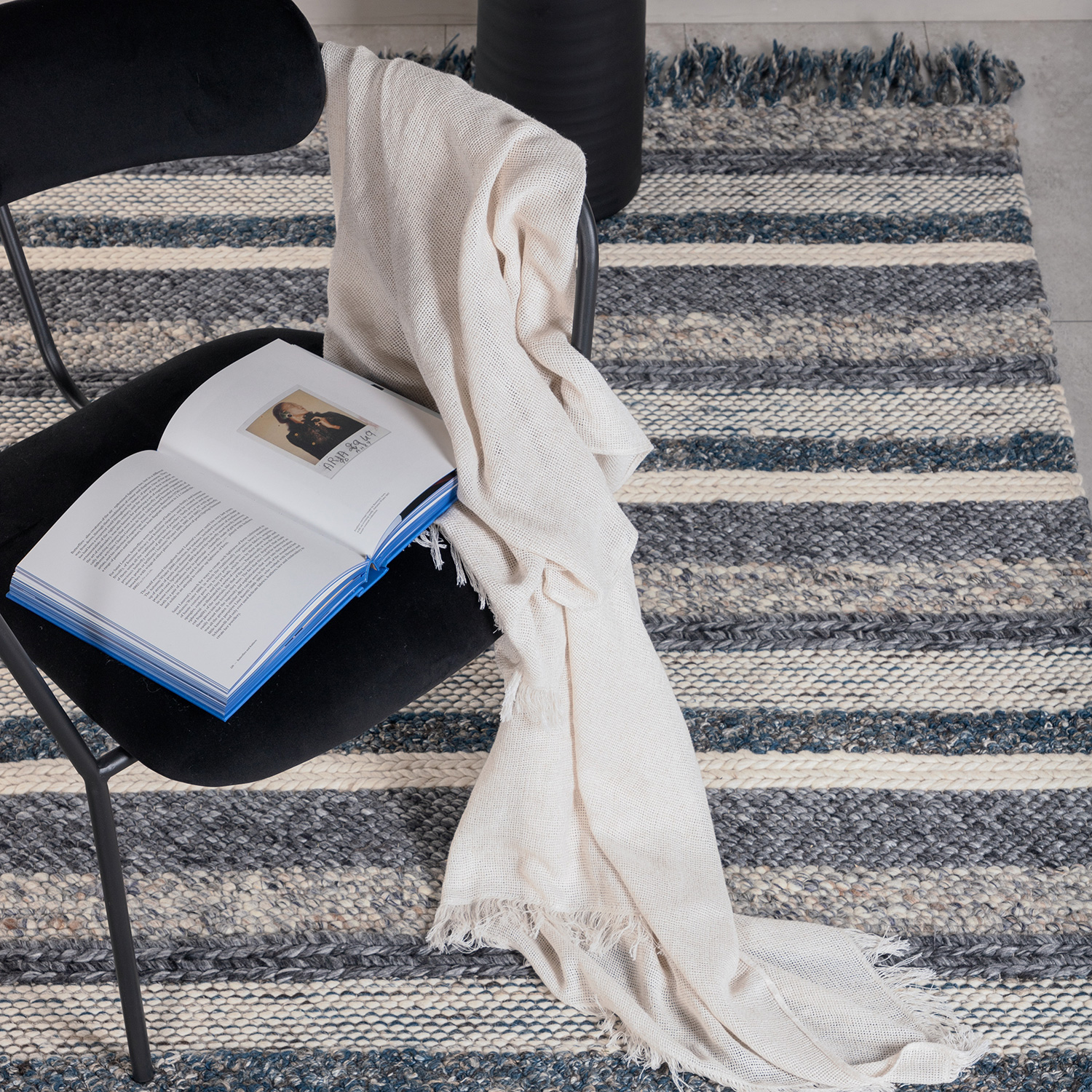 Handvävd Matta Venture Home Agra Ull