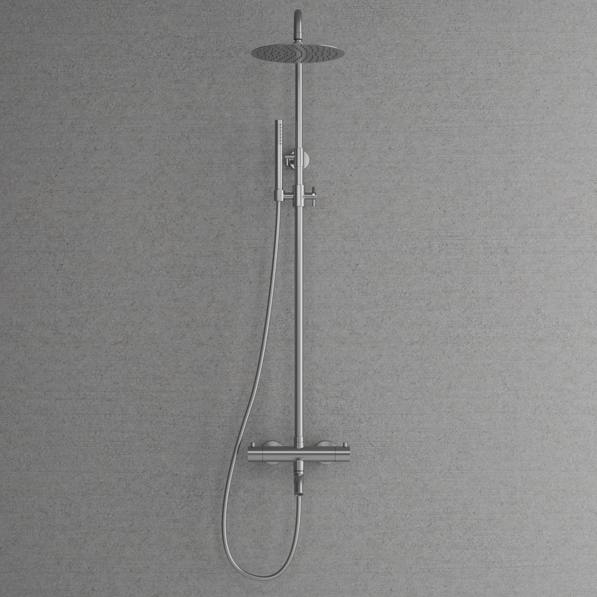 Takduschset Scandtap Steel Pleasure 3