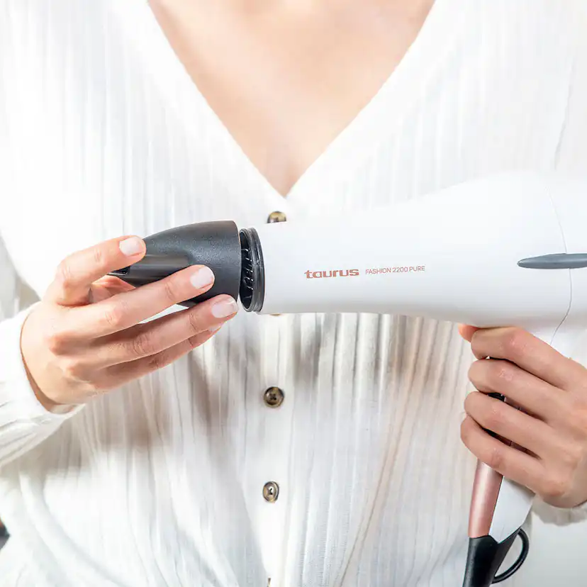 Hårtork Taurus Fashion 2200w Pure White
