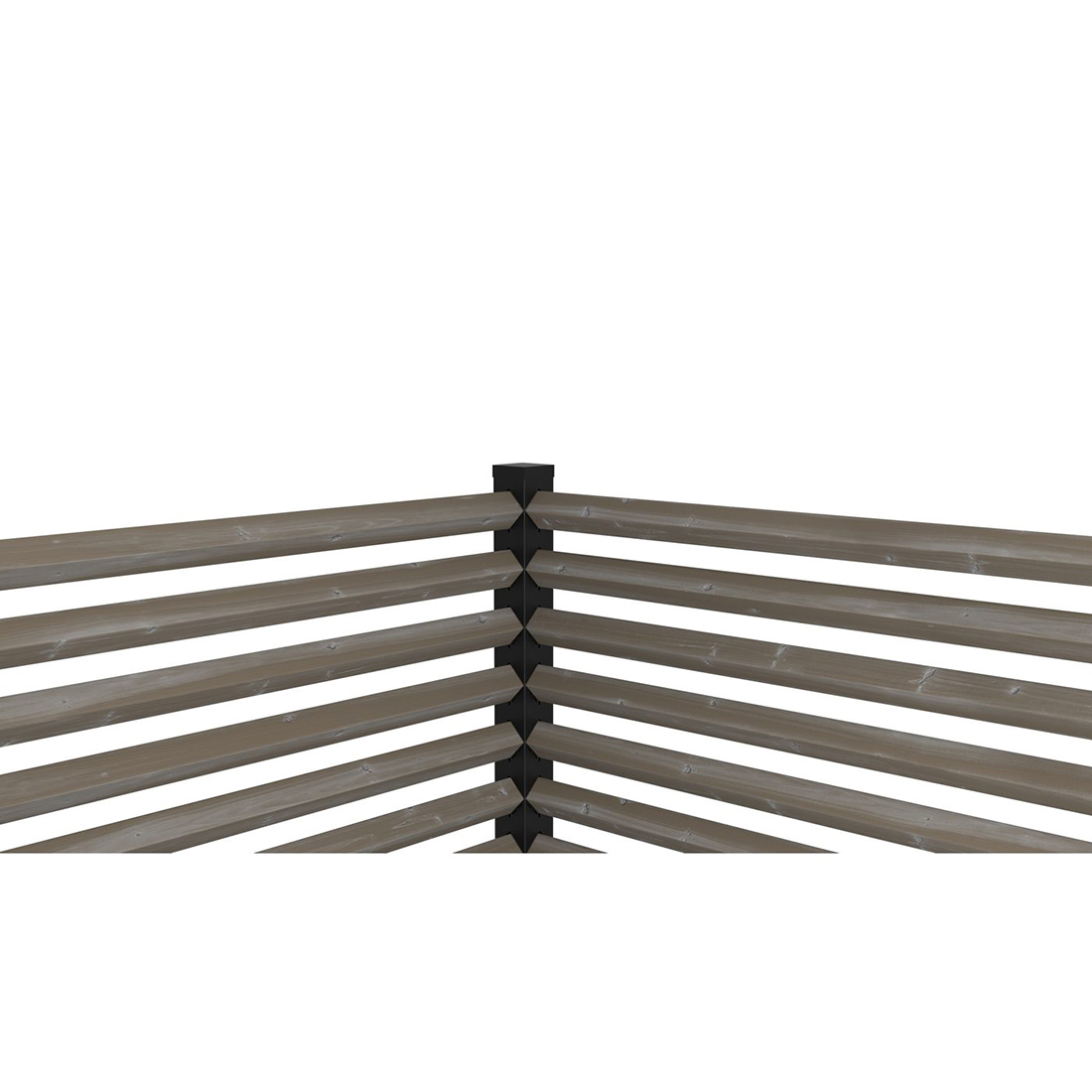 Ribba Öckerö Linax Grå 1490x45x45 6-pack FSC (B) 6-Pack