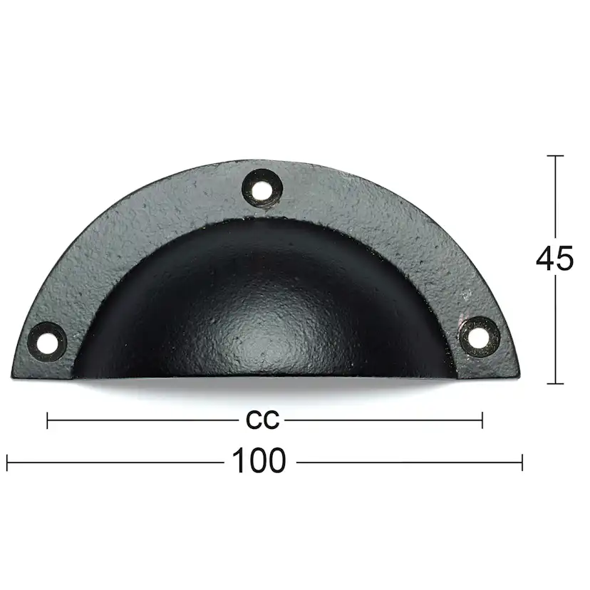 Lådhandtag Habo Alice Smide 2-pack