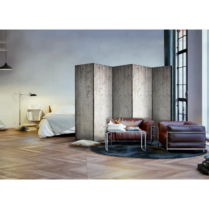 Rumsavdelare Skärmvägg Arkiio Grey City 225x172 cm