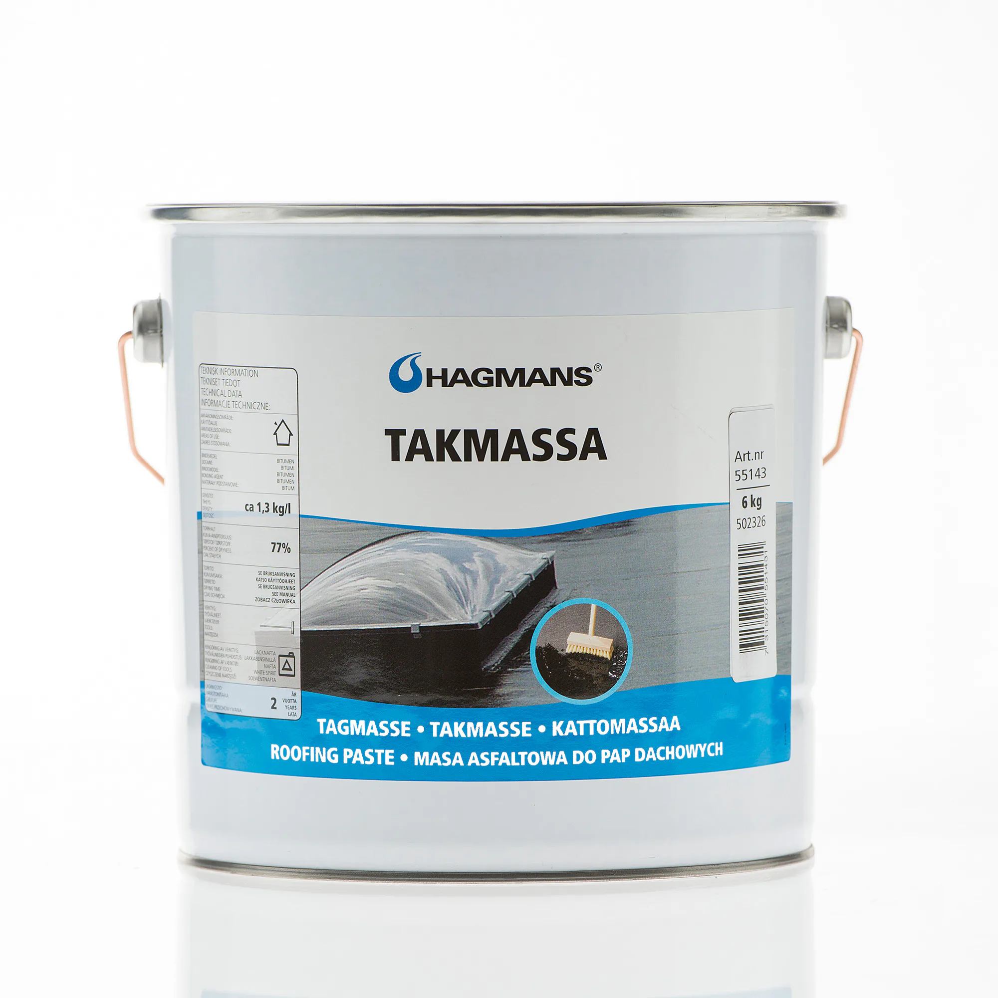 Hagmans Takmassa kallflytande 6 kg 6 kg