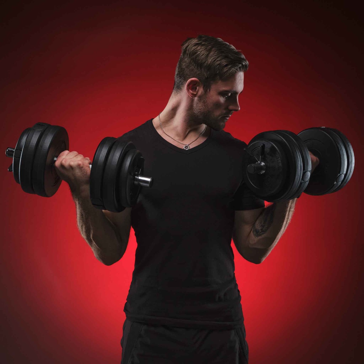 Hantlar Fitn Shape 2 st 30 kg Justerbar