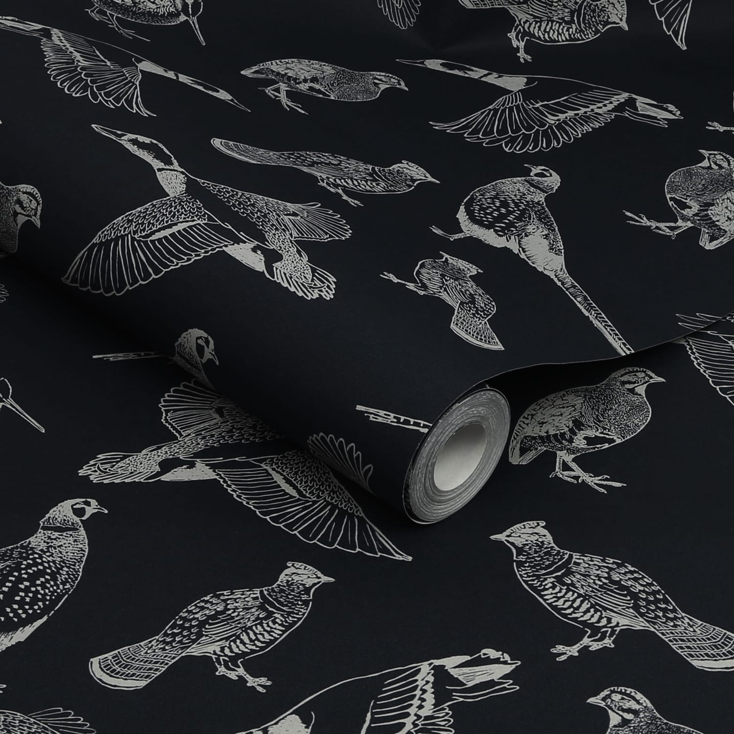 Tapet Joules Hunting Birds French Navy