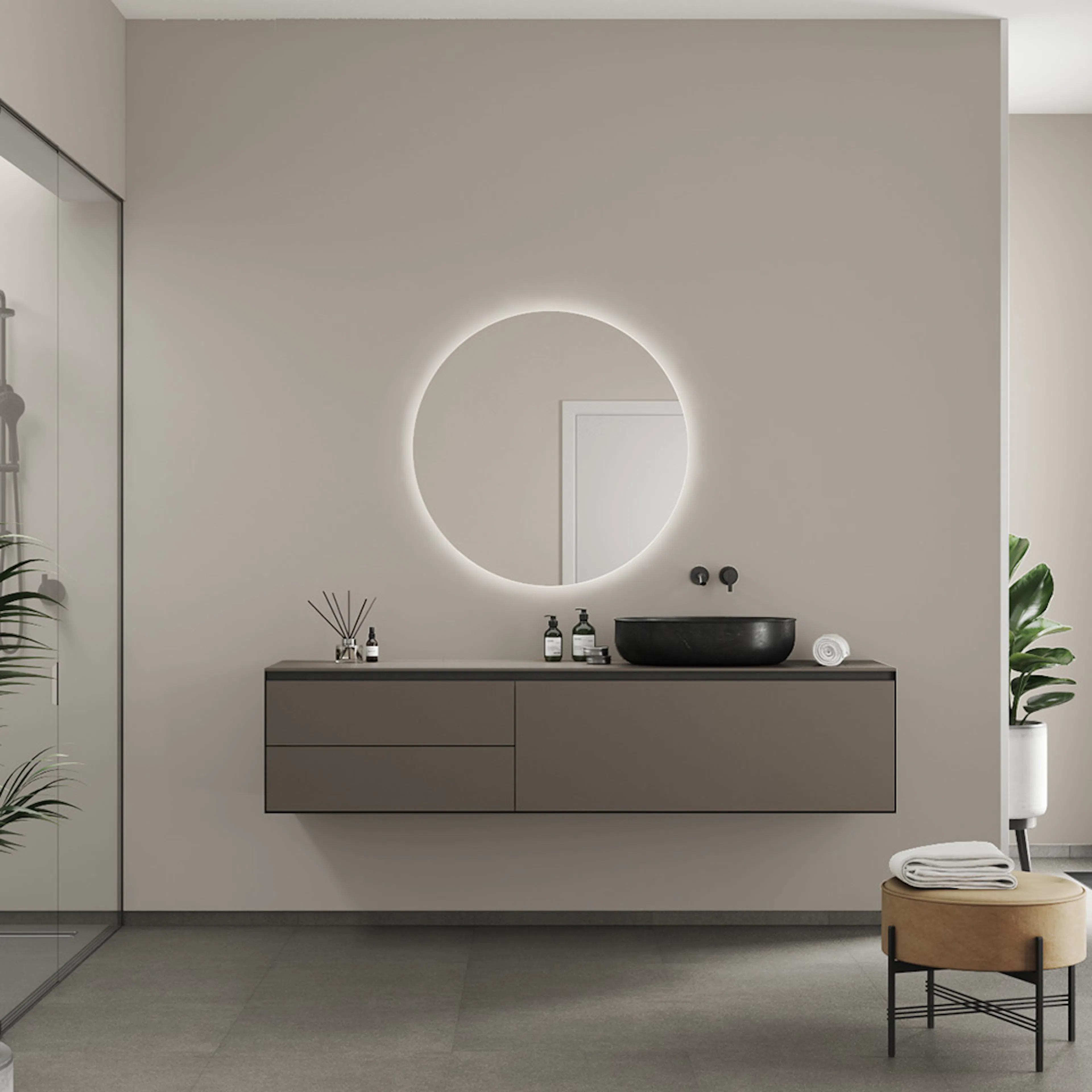 Våtrumsskiva Fibo 5200-L00 EM Warm Grey 10x620x3020 mm