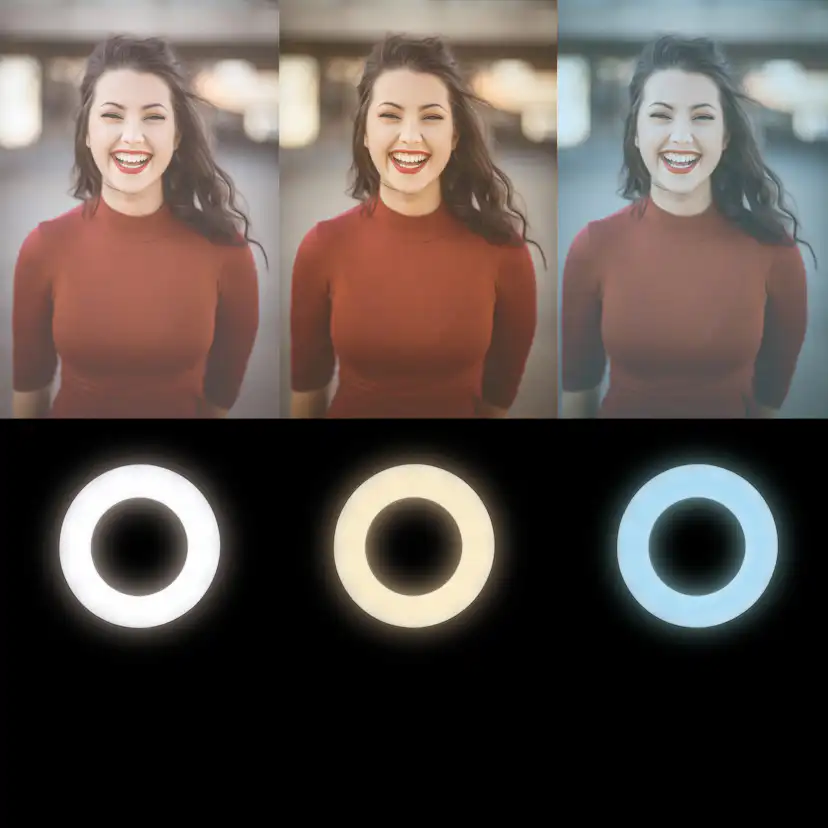 Ljusring LogiLink För Smartphone Ø20 cm Utan Stativ