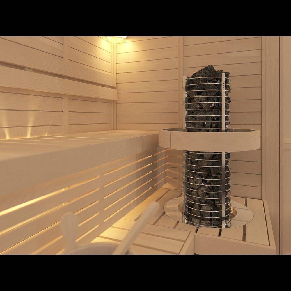 Elektriskt Bastuaggregat SAWO Tower Round 3P-1P