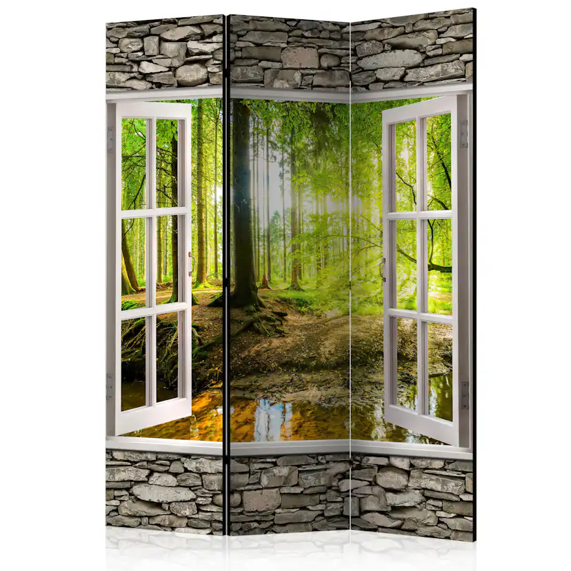 Rumsavdelare Skärmvägg Arkiio Morning Forest 135x172 cm