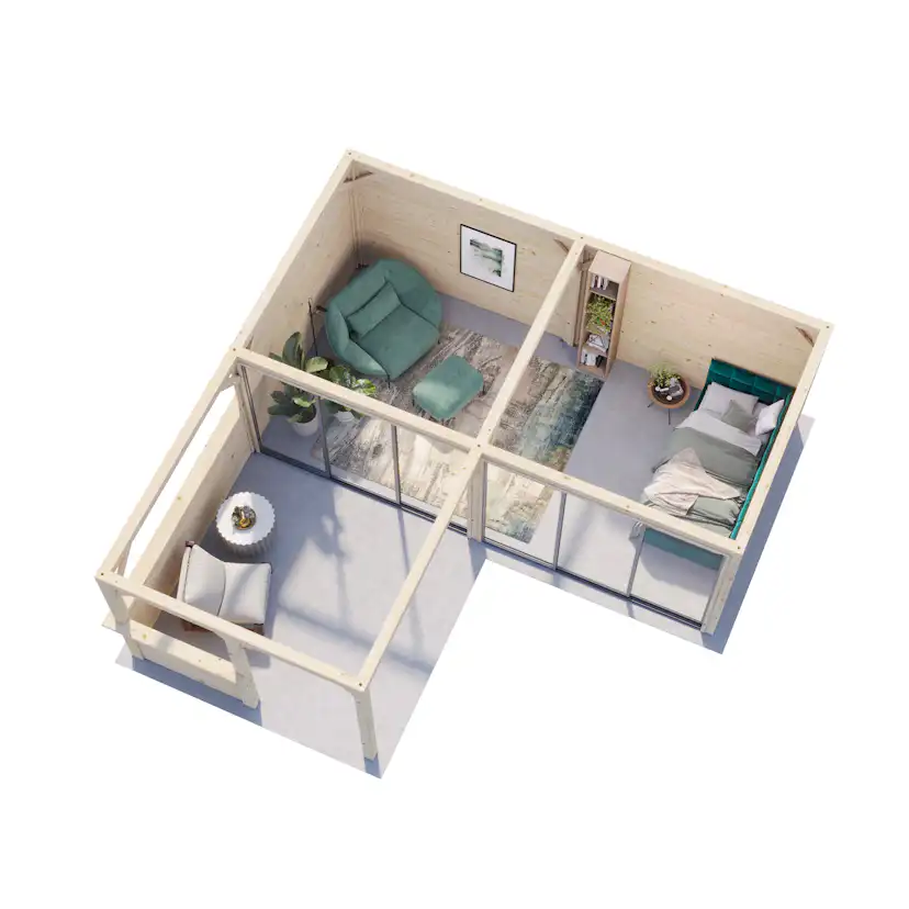 Uterum Palmako Lenna 24,9 m2 Set 422 Slide