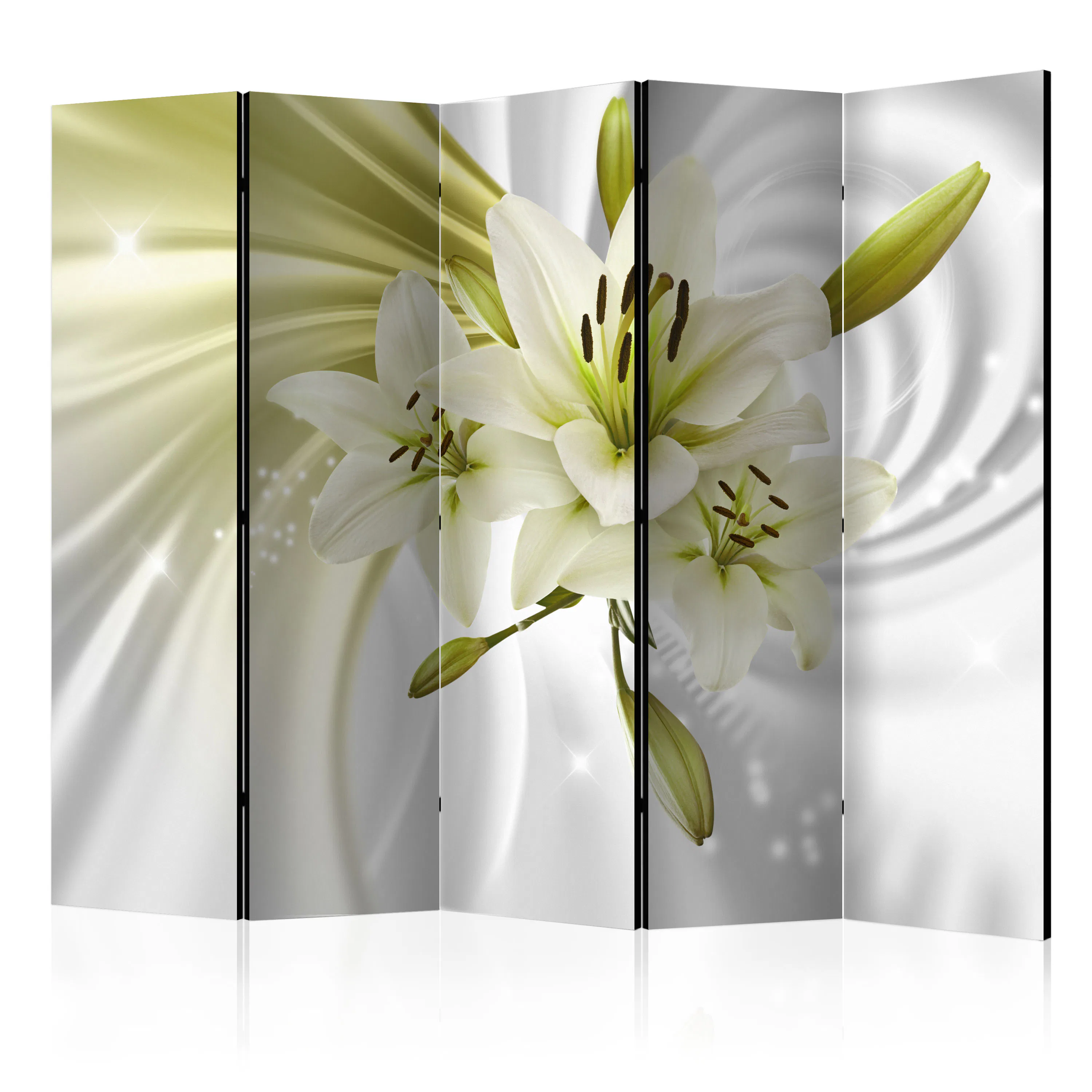 Rumsavdelare Skärmvägg Arkiio Green Captivation II 225x172 cm